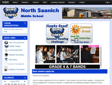 Tablet Screenshot of northsaanich.sd63.bc.ca